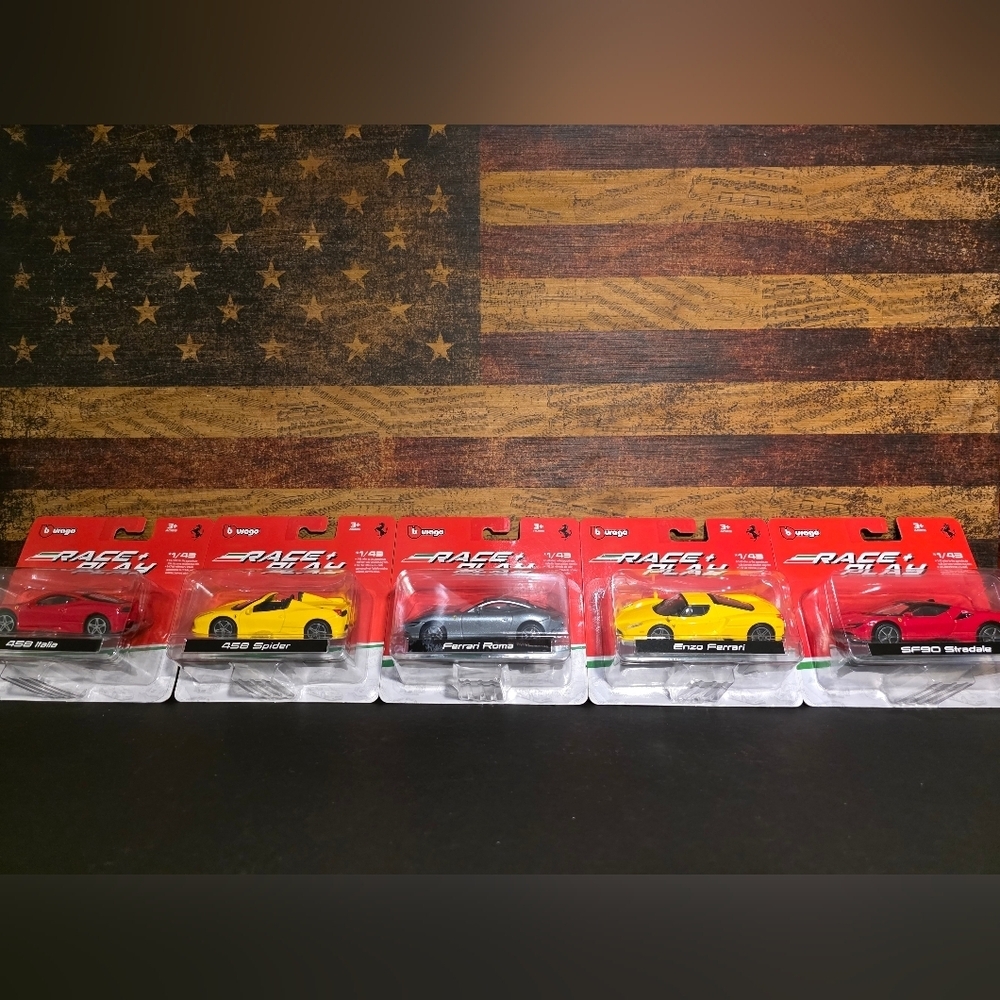 Ferrari Diecast Car LOT of 5